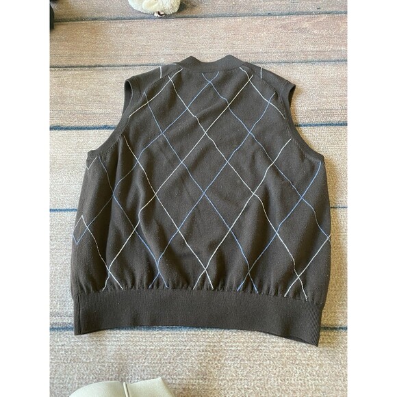 Fairway & Greene Italian Merino Wool 1/4 Zip Wind Lined Vest Mens Size L , Golf - Picture 2 of 4